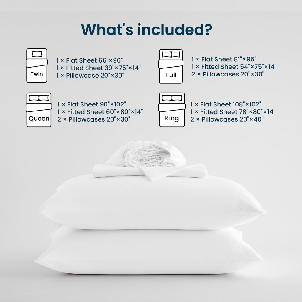 85gsm Bed Sheet Set, Microfiber Wrinkle-free Bedding set
