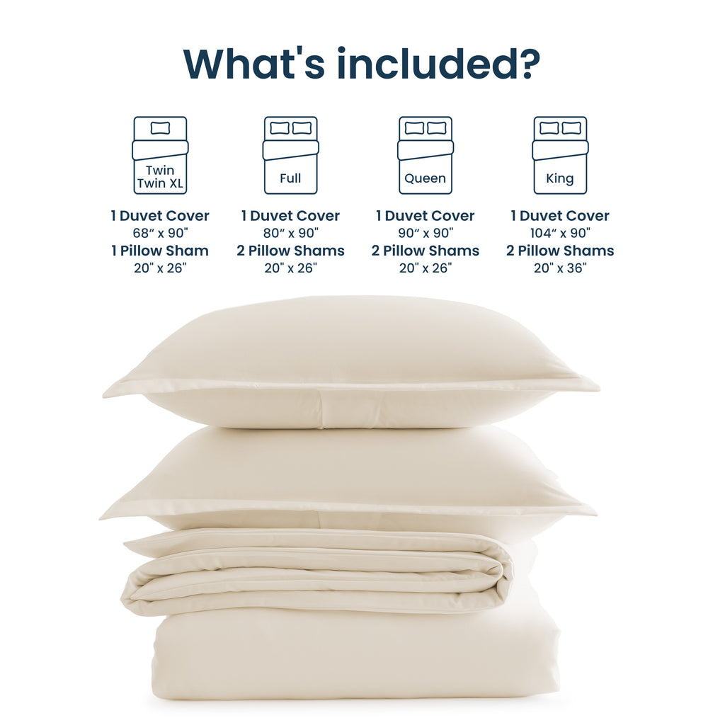 90gsm Duvet Cover Set Soft Microfiber Bedding with Zipper & Corner Ties