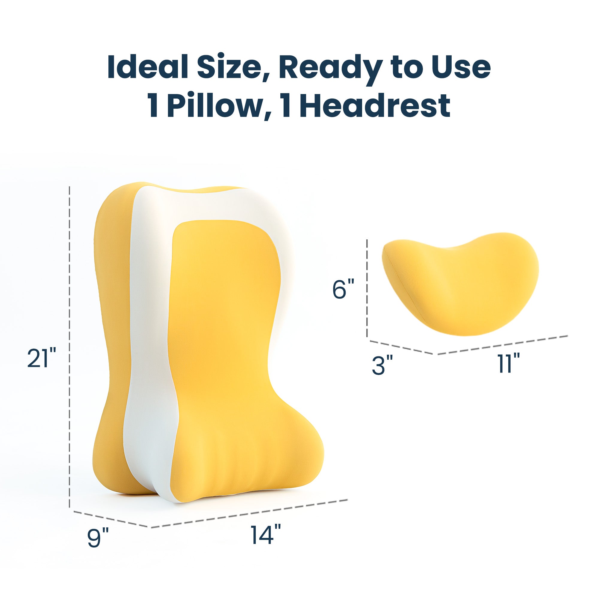 Memory Foam Reading Pillow, Multi-Position Support Bed Pillow for Petite Adults