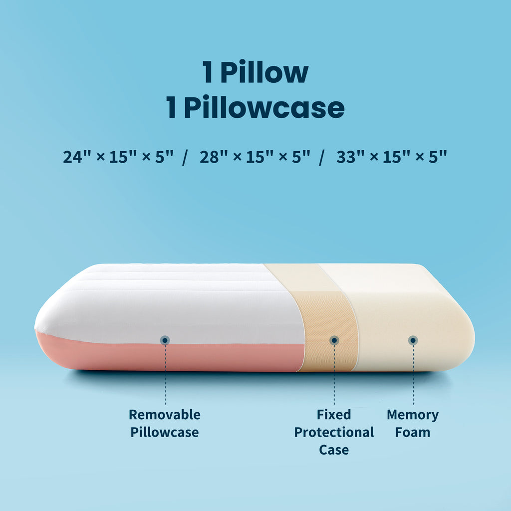 standard cooling memory foam pillow neck and shoulder support side stomach and back sleepers home hotel and hospital essentia