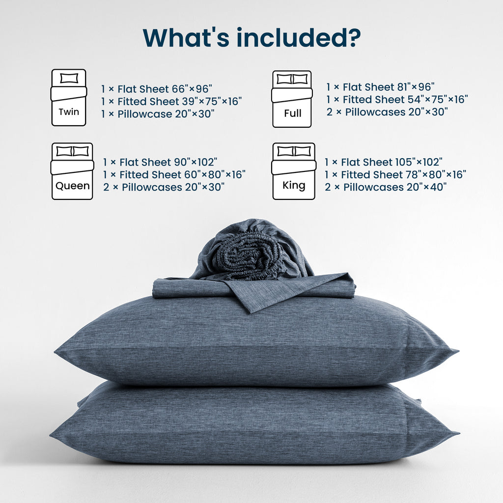 Cationic Microfiber Sheet Set, Brown 16 Inch Deep Pocket, Ultra Soft Breathable