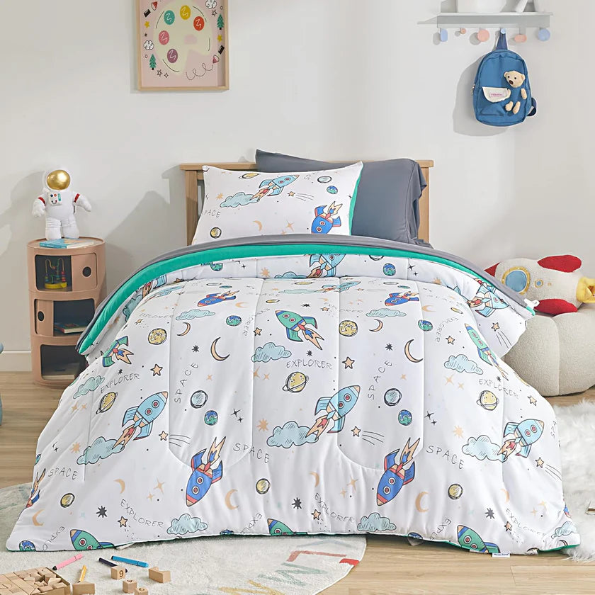 Kids Jersey Knit Comforter Set - Includes Sheets & Pillowcases