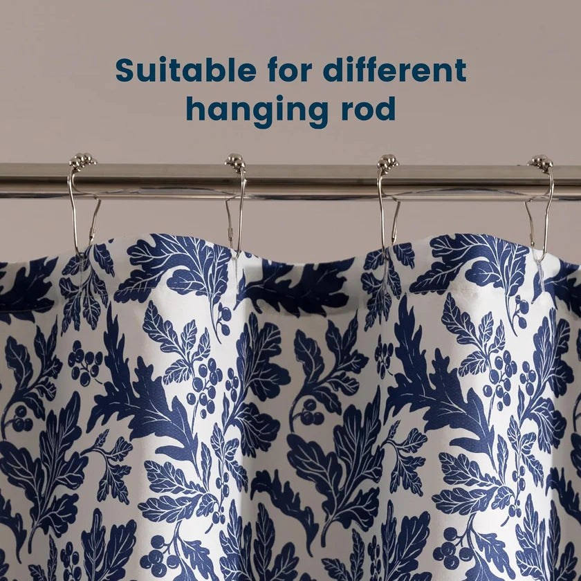 Waterproof Pattern Shower Curtain 72" × 72"