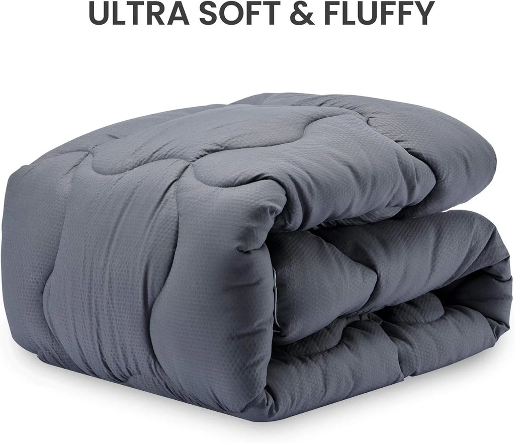 Fluffy Quilted Cooling Mattress Topper