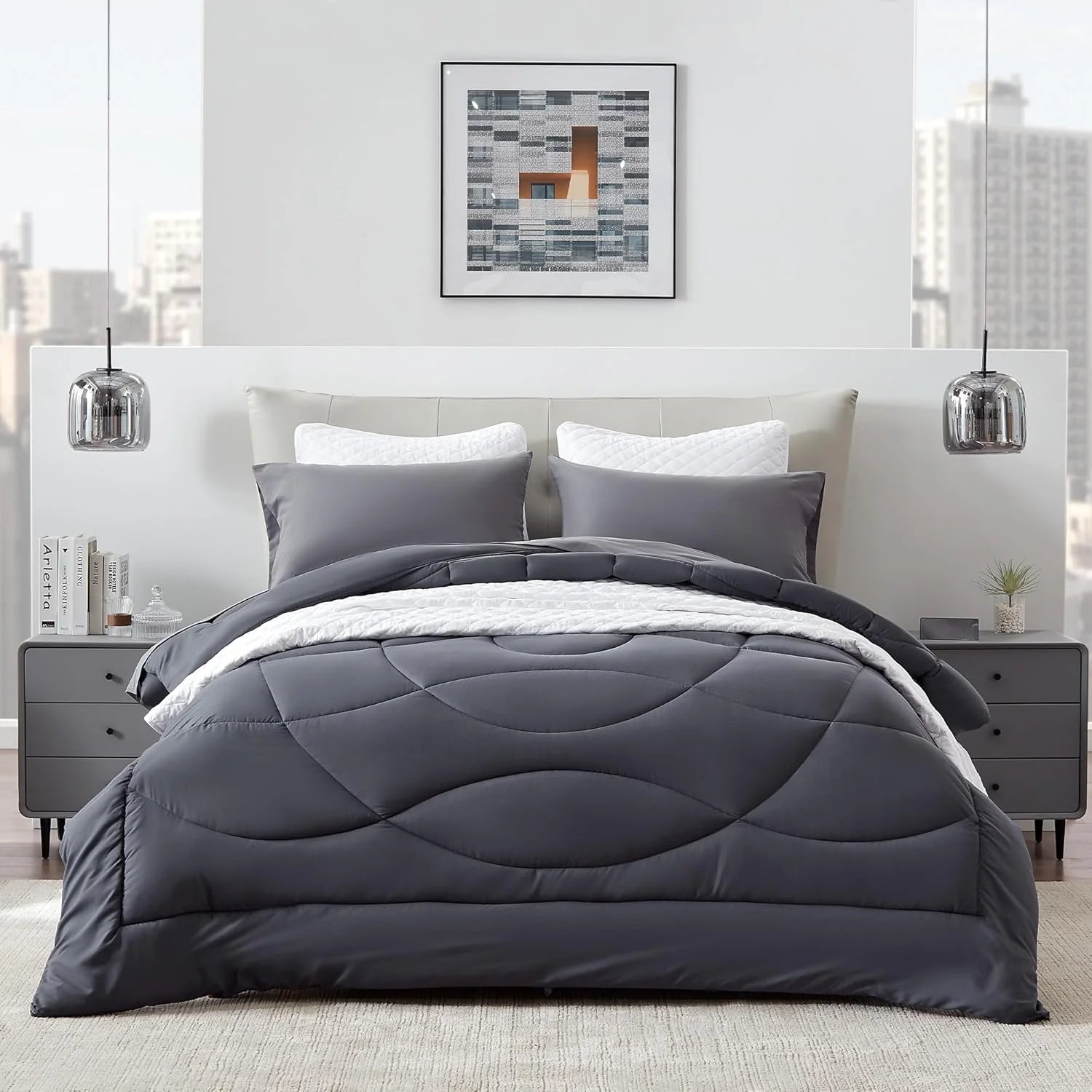 All Season U-Shape Reversible Cooling Comforter