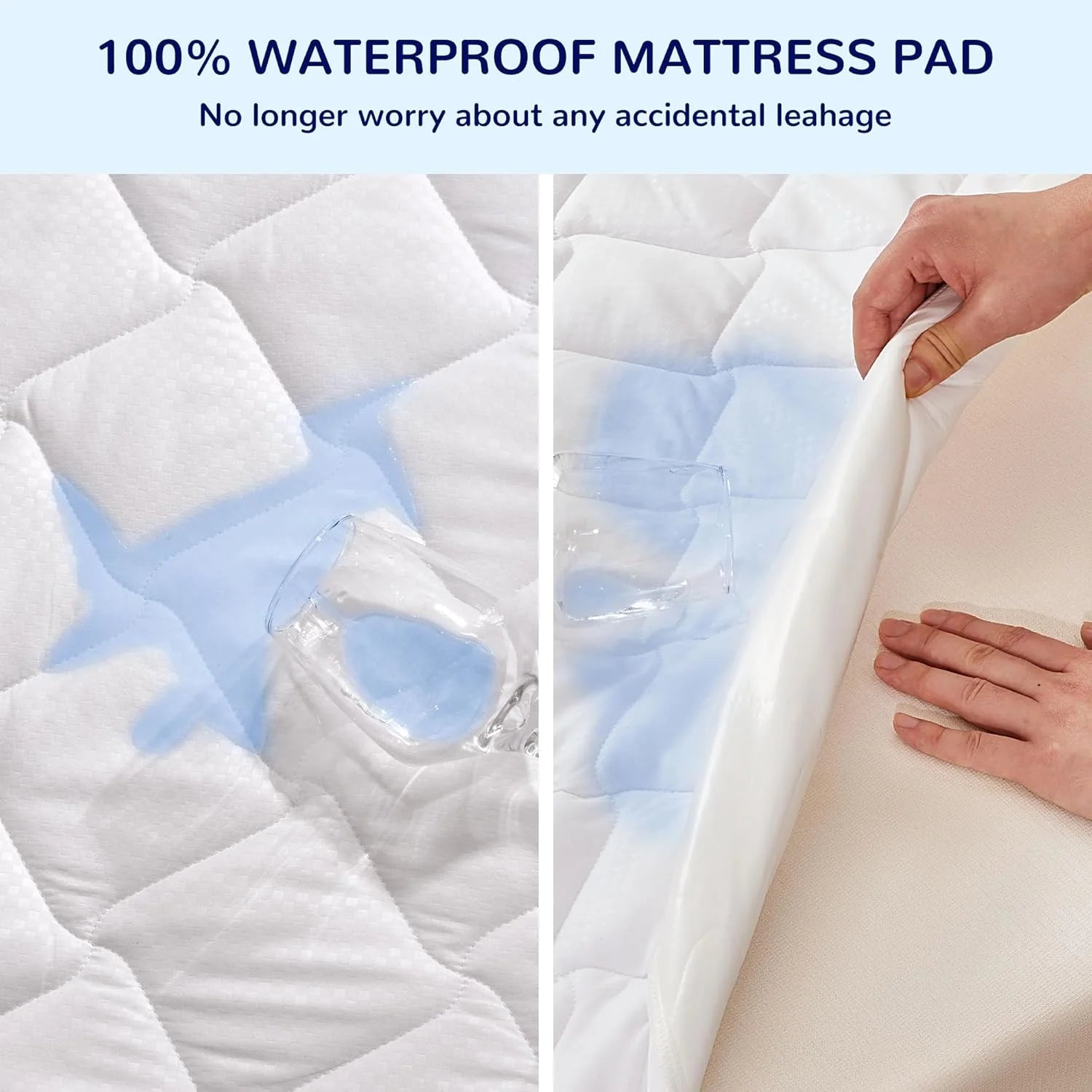 Waterproof Crib Mattress Pad Toddler Mattress Protector