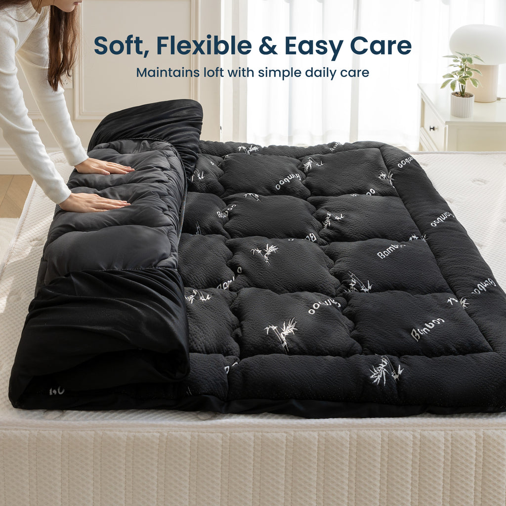 Sleep Zone 11oz Rayon from Bamboo Mattress Pad