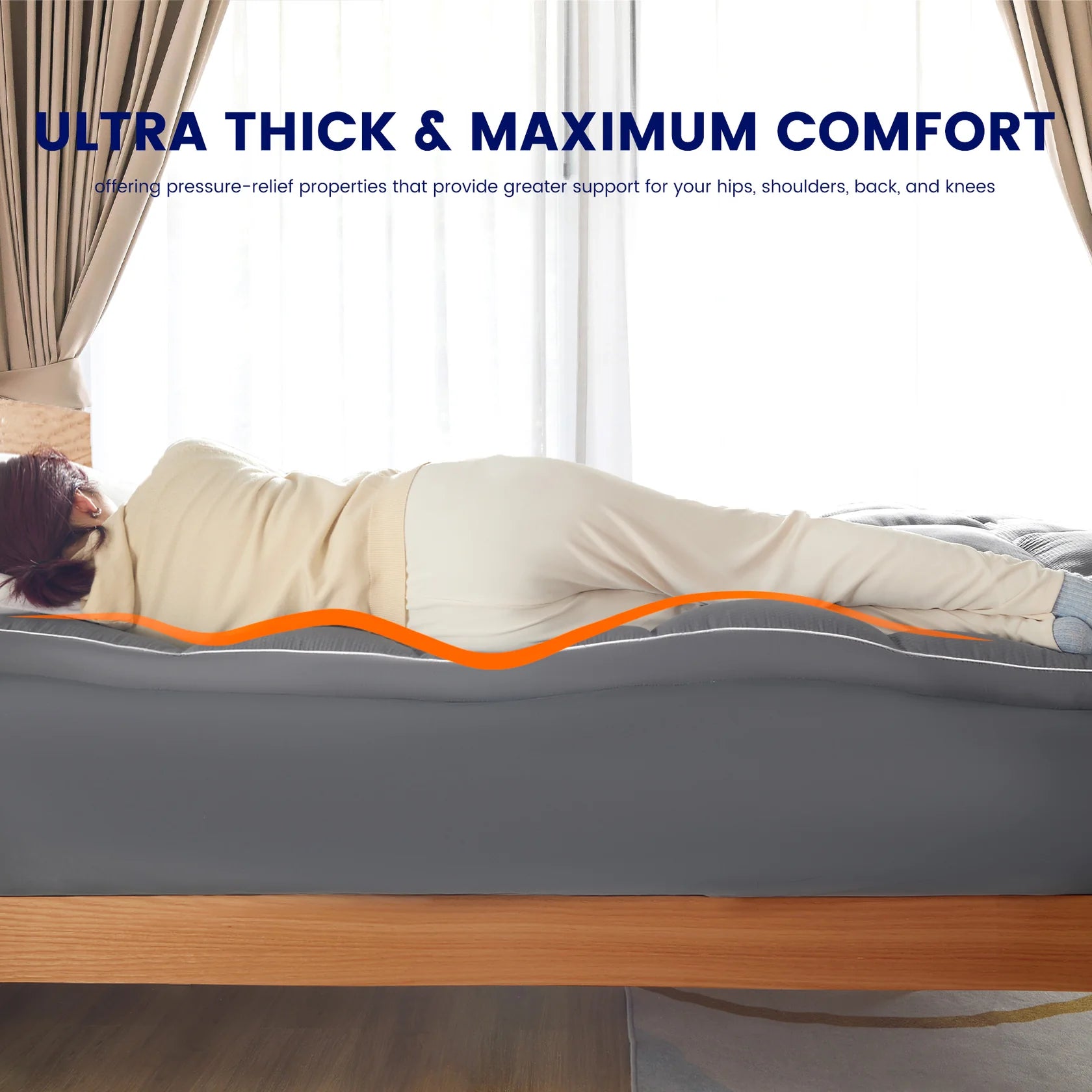 Extra Fluffy Mattress Pad Deep Pocket