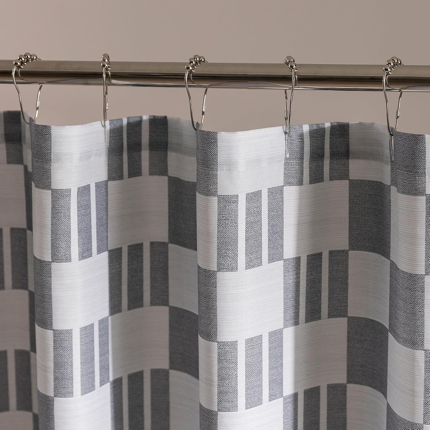 Waterproof Pattern Shower Curtain 72" × 72"