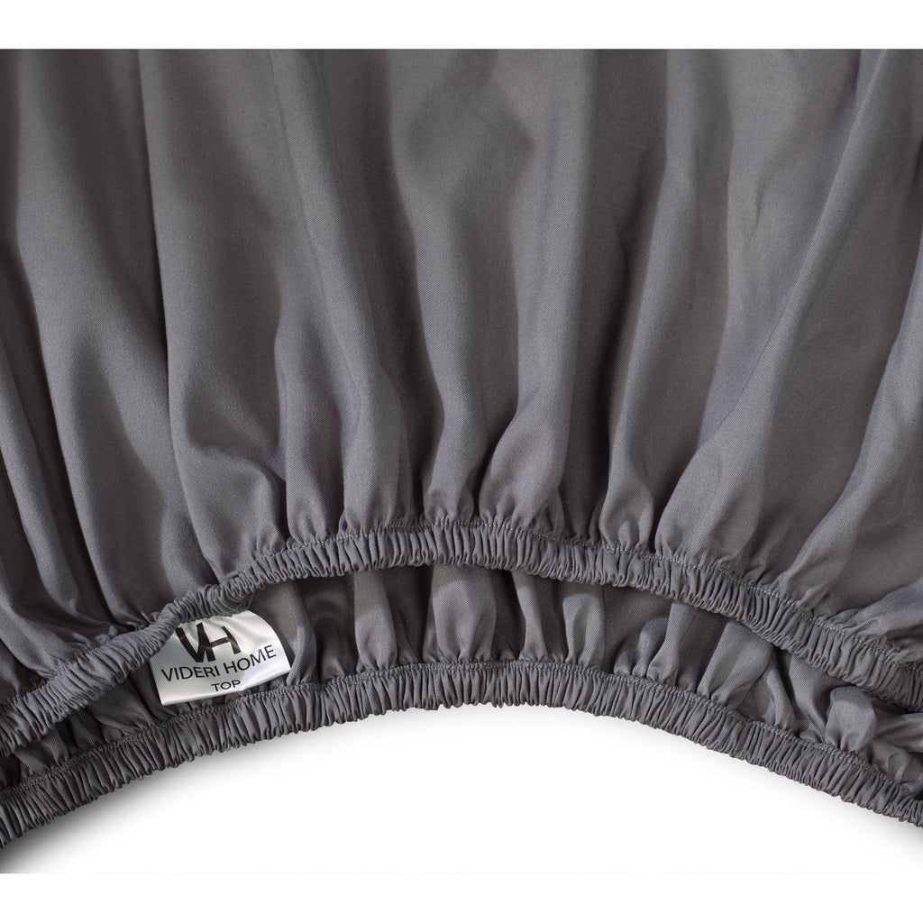 Luxury Peach Skin Solid Bed Sheet Set – Soft High-Density 90GSM Fabric, Precision Stitching, Elasticized Fitted Sheet – Durable & Comfortable for Home Use