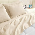 Luxury Embossed Bed Sheets Set for Kids, Four-Leaf Clover Pattern Sheet & Pillowcase Sets