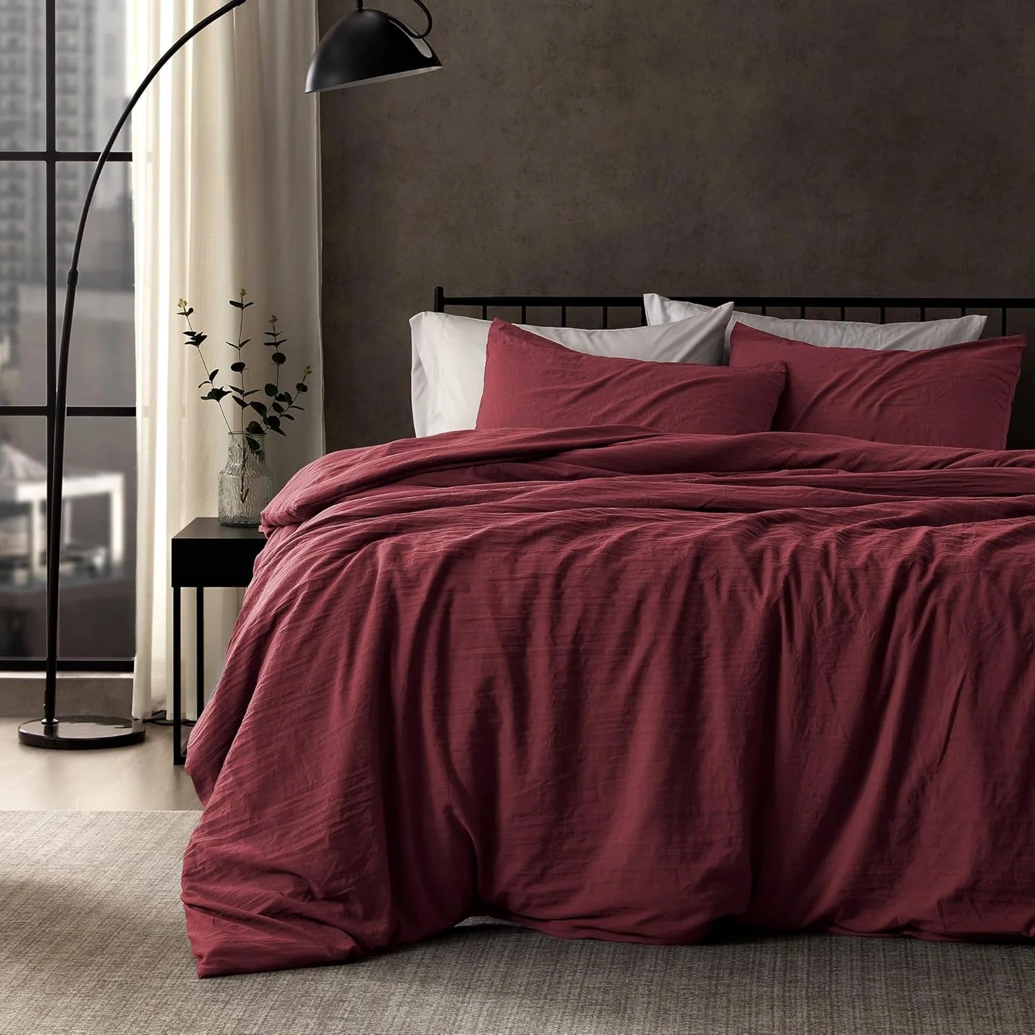 Stone Washed Duvet Cover Set