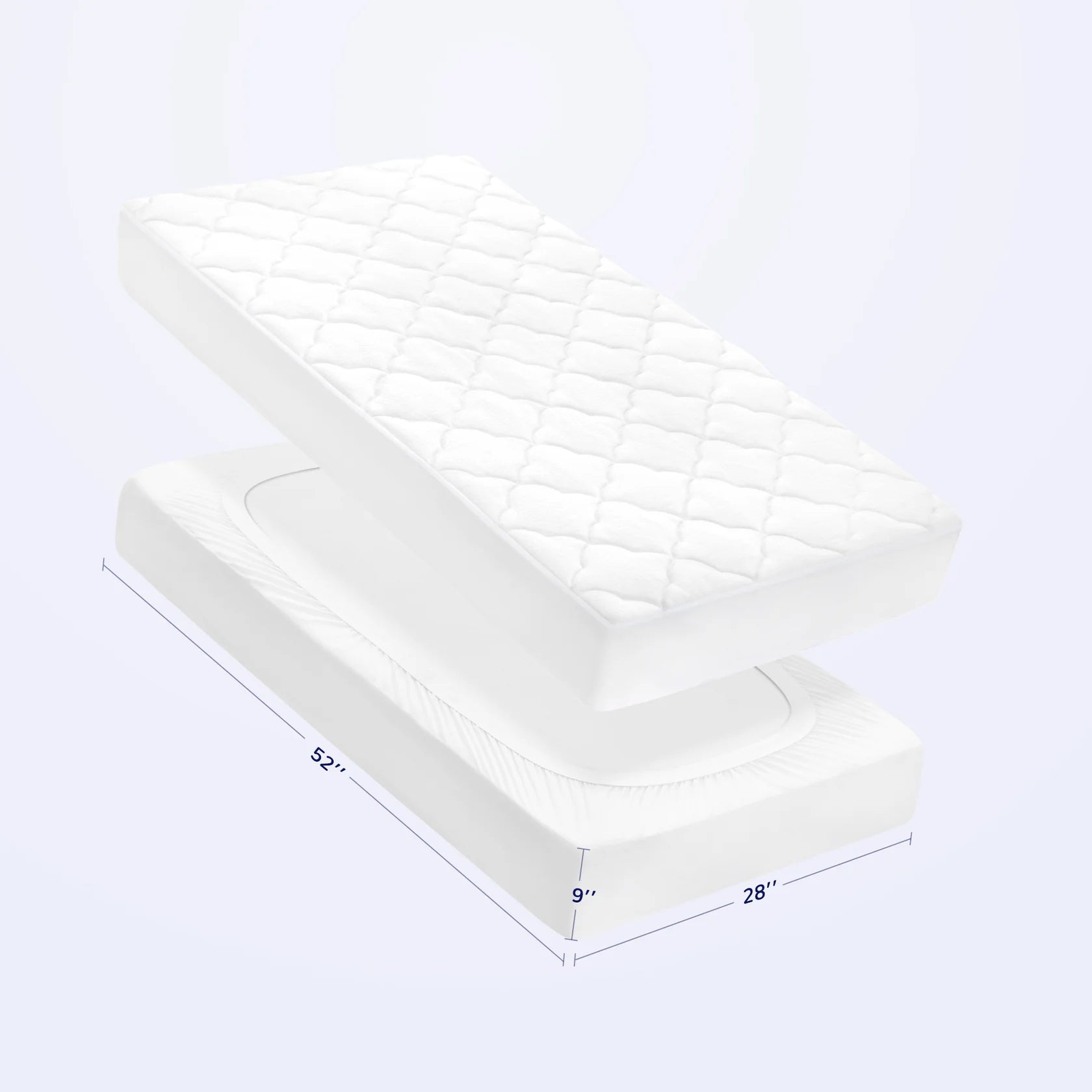 Waterproof Crib Mattress Protector Pad