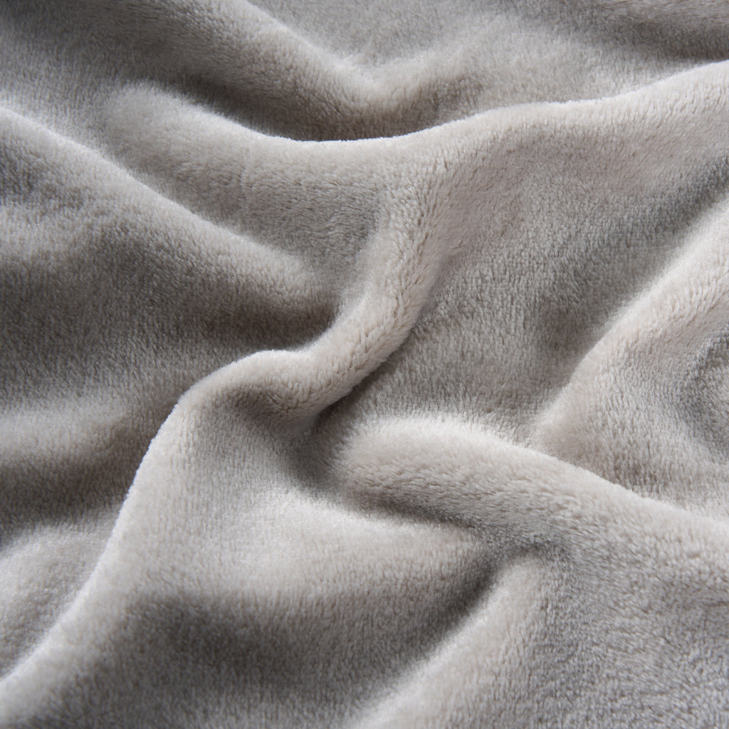 Plush Fringe Blanket Set, 240GSM Flannel, Diamond Quilted, Soft & Warm with Decorative Fringe