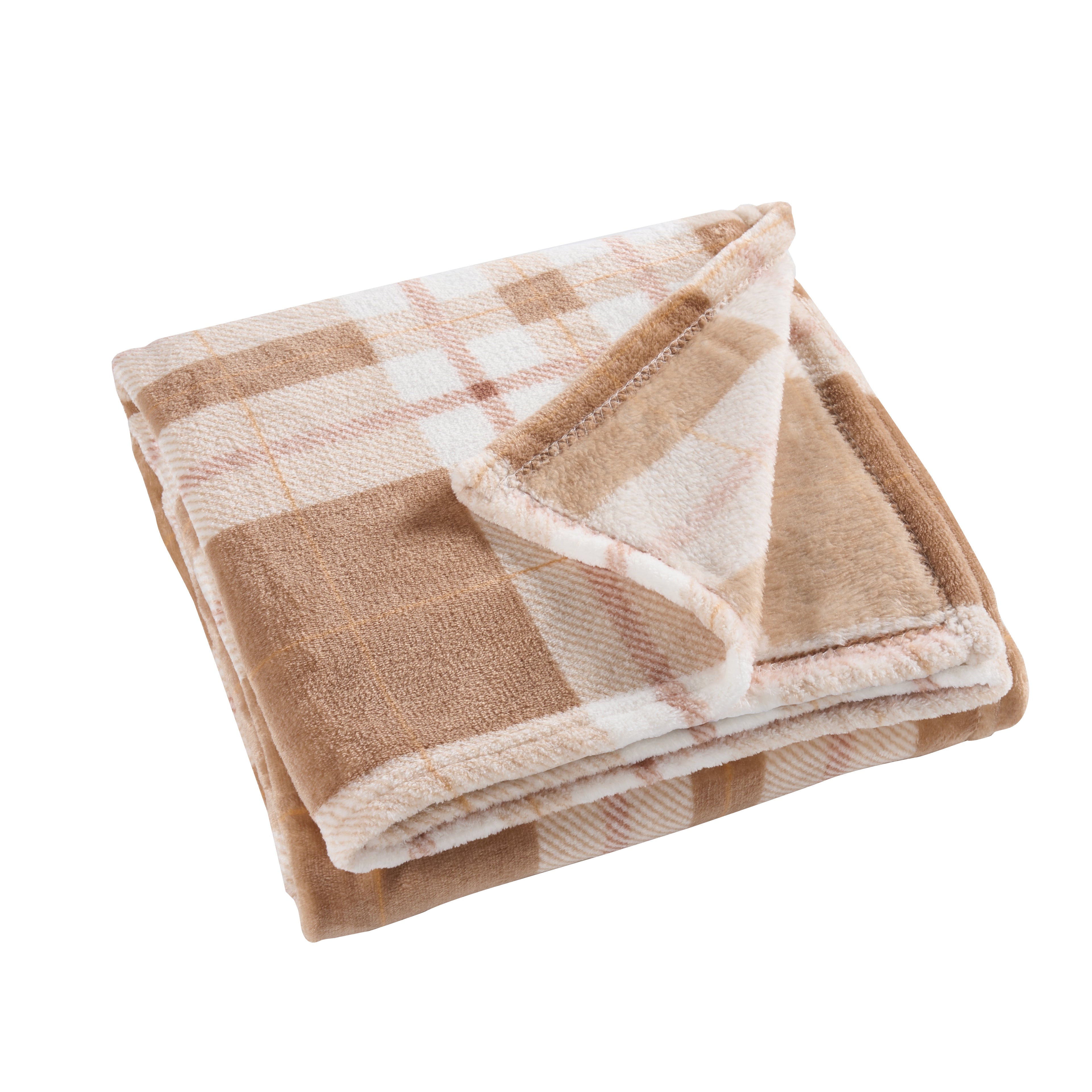 Plush Throw Blanket Soft Warm Flannel 220GSM Lightweight All Season Printed Bed Sofa Blanket for Home Office Travel, Machine Washable