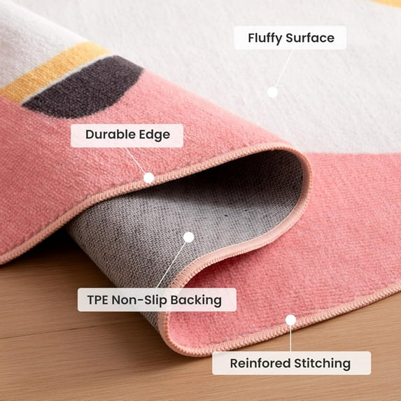 Kids Rugs for Playroom, Non Slip Area Rugs for Bedroom