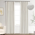 Linen Look Valance Curtains