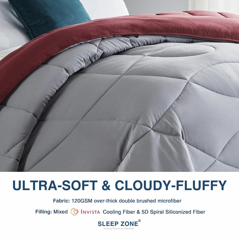 All Season U-Shape Reversible Cooling Comforter