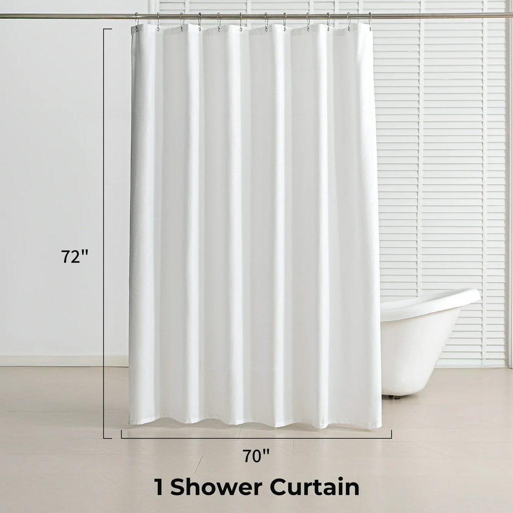 Bathroom Shower Curtain, Waterproof, Oeko-Tex Certification, 72"x72"