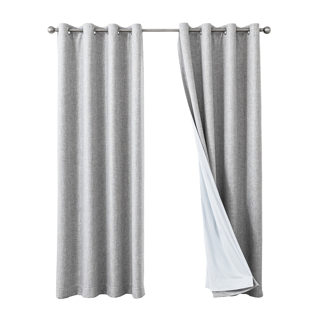 Sleep Zone 100% Blackout Curtains for Bedroom Full Light Blocking Curtains