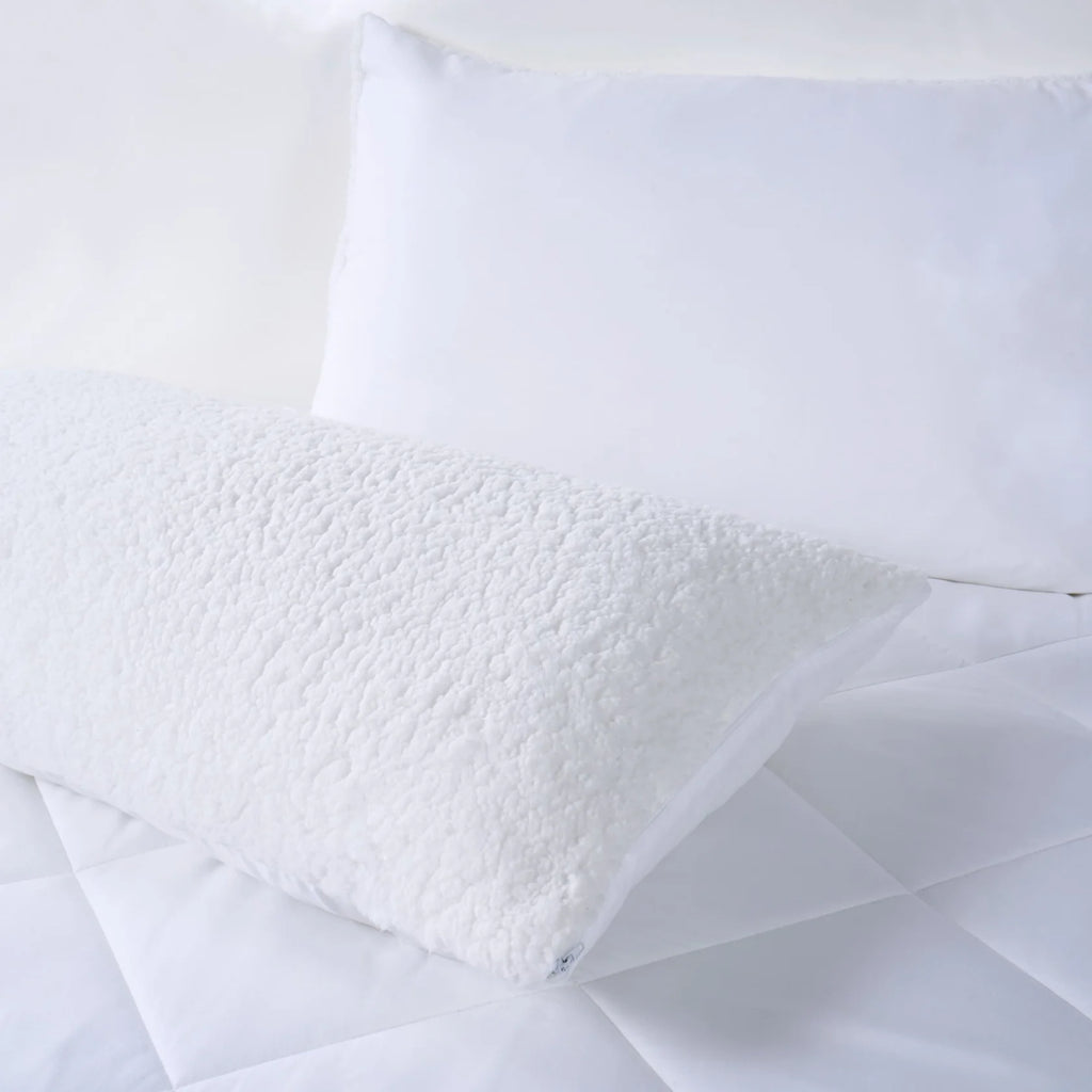 Flannel Pinch Pleat Comforter Set, Soft Velvet-Like Warm Bedding, All Season Cozy Bed Set with Hollow Fiber Fill