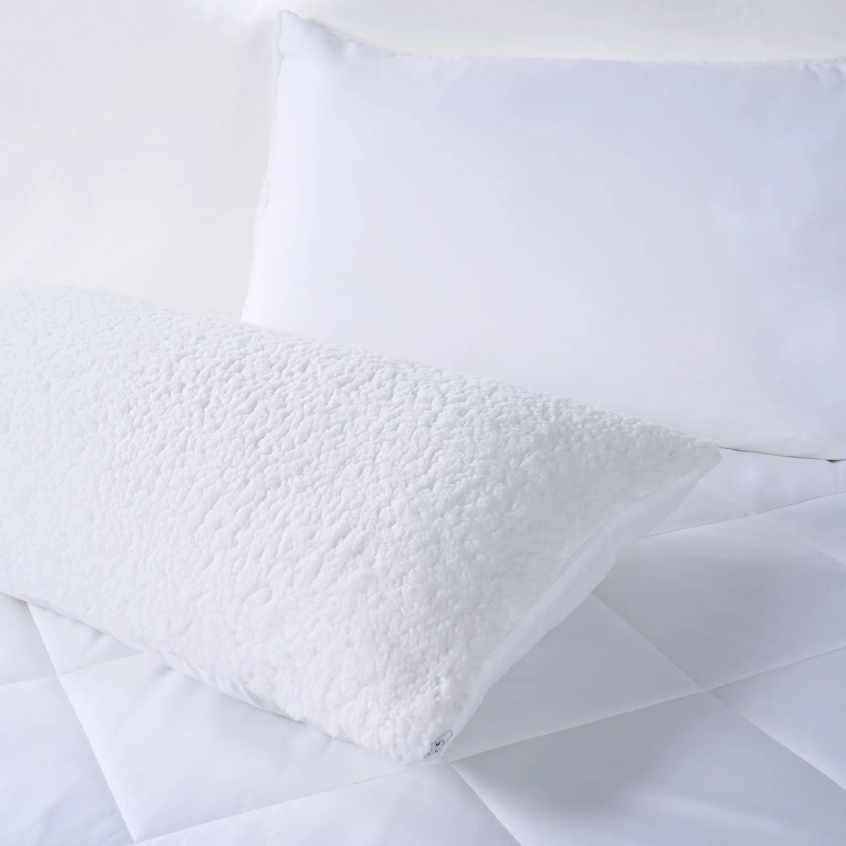 Flannel Pinch Pleat Comforter Set, Soft Velvet-Like Warm Bedding, All Season Cozy Bed Set with Hollow Fiber Fill