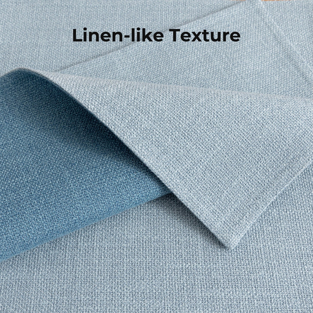 15“×15” Reversible Tablecloths, Linen-like Waterproof Table Linen (Set of 4)