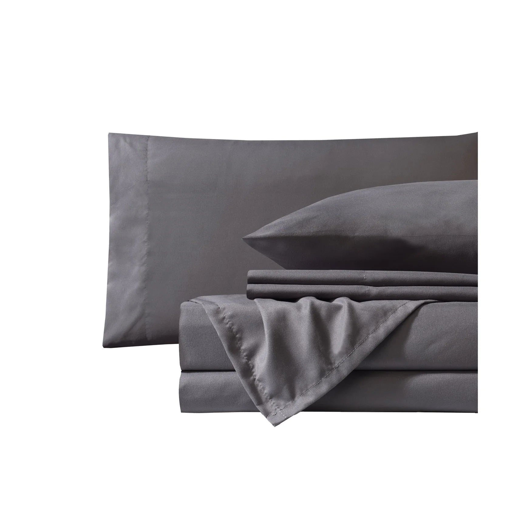 Luxury Peach Skin Solid Bed Sheet Set – Soft High-Density 90GSM Fabric, Precision Stitching, Elasticized Fitted Sheet – Durable & Comfortable for Home Use