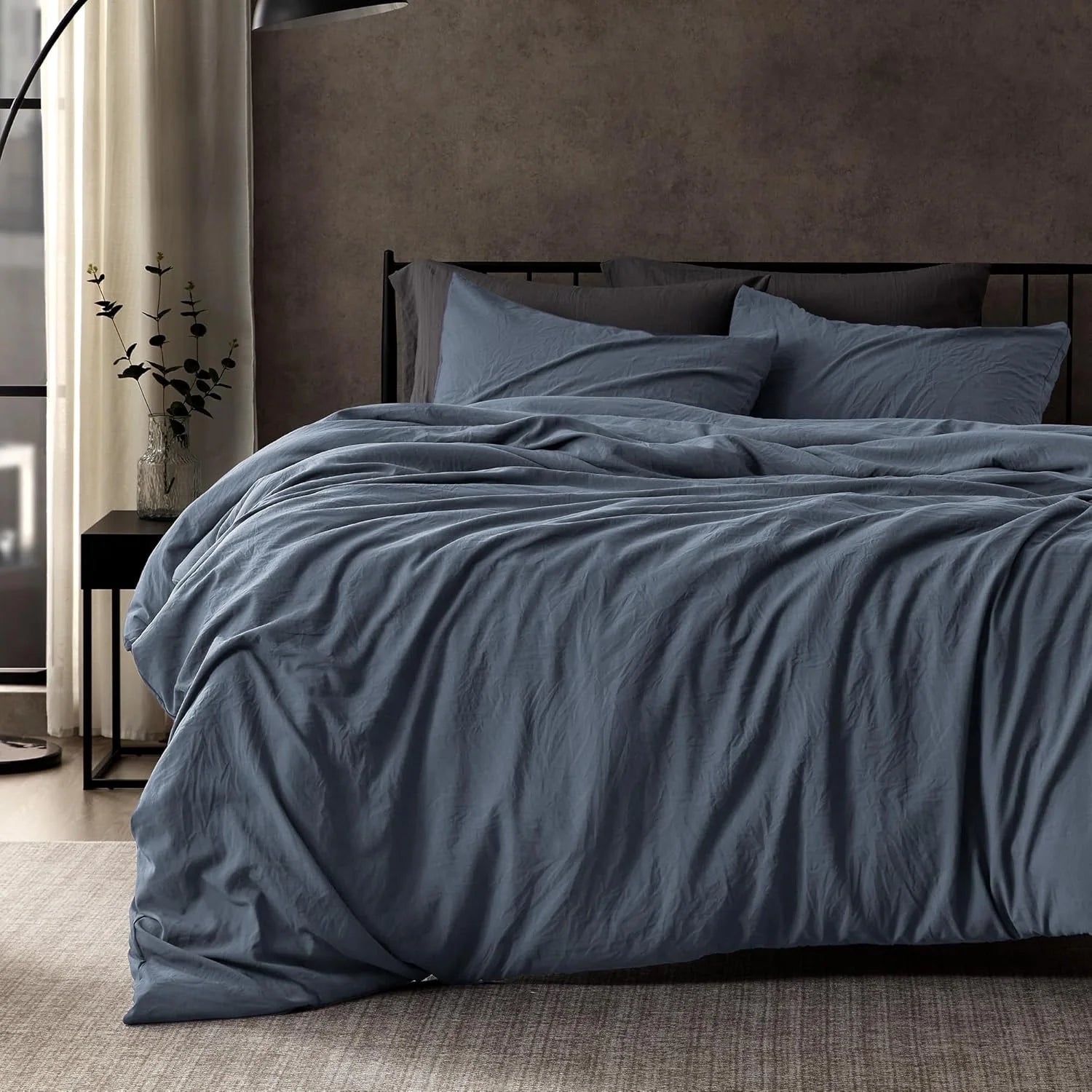 Stone Washed Duvet Cover Set