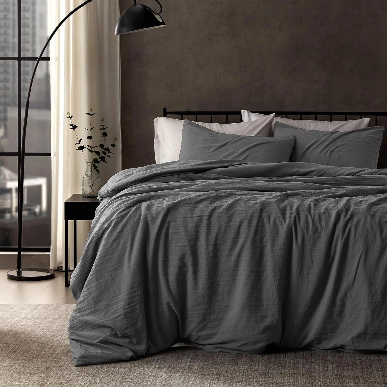 Stone Washed Duvet Cover Set
