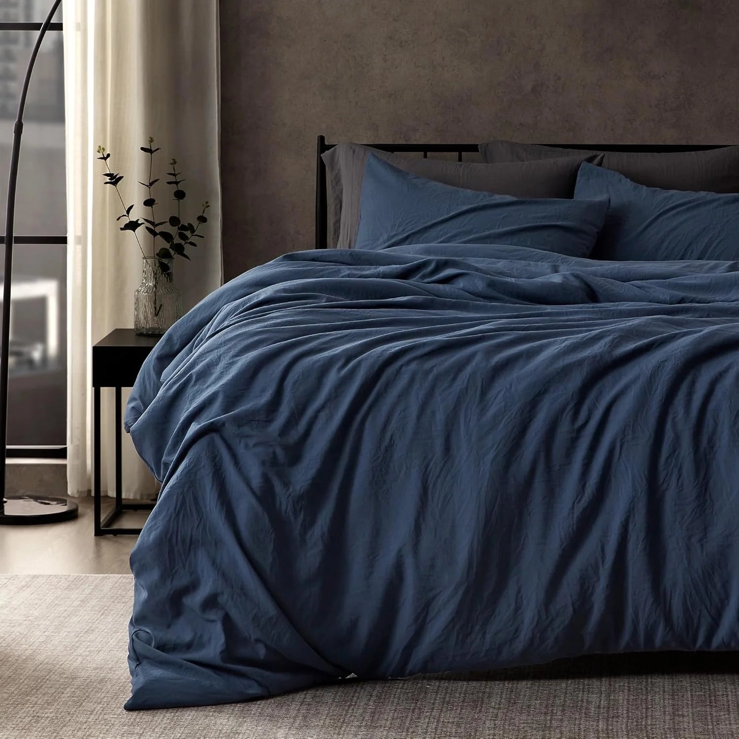 Stone Washed Duvet Cover Set