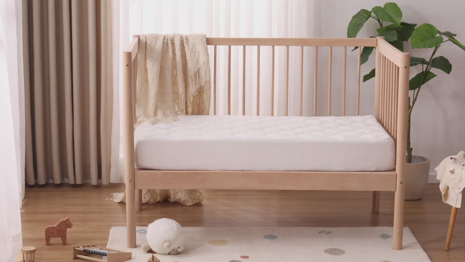 Waterproof Crib Mattress Protector Pad