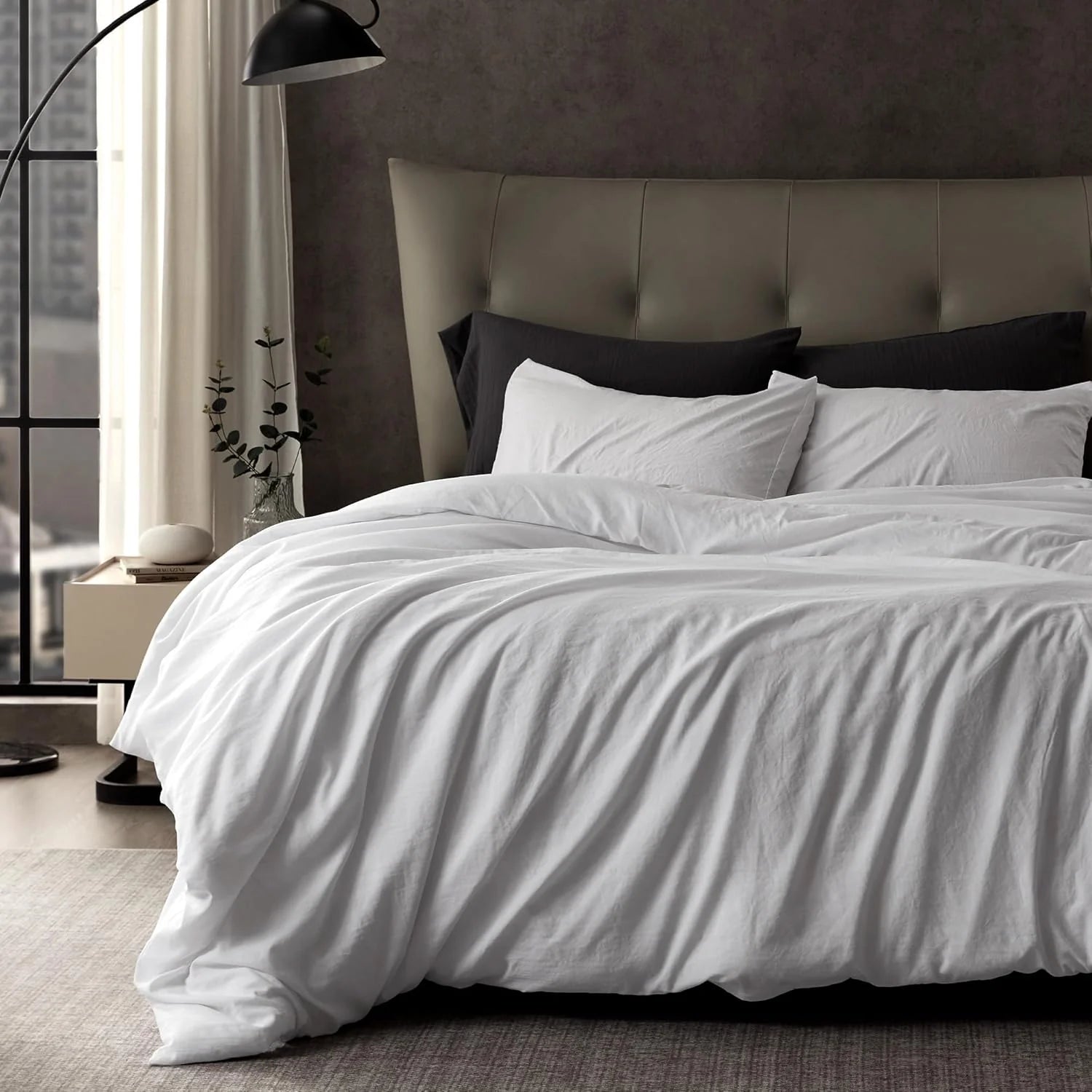 Stone Washed Duvet Cover Set